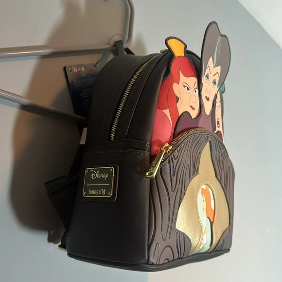 Disney Loungefly Cinderella Evil Stepmother& Stepsisters Villains Mini Backpack - Picture 9 of 16